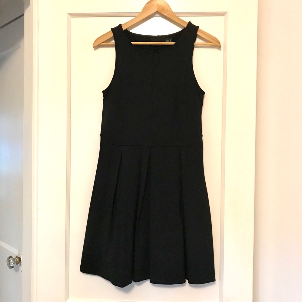 Cynthia Rowley Fit n Flare Black Dress Size S